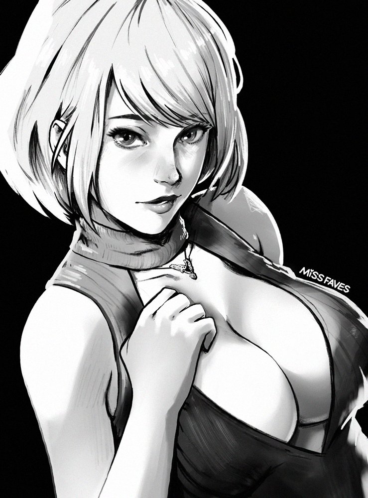 ashley graham (resident evil and 1 more) drawn by miss_faves