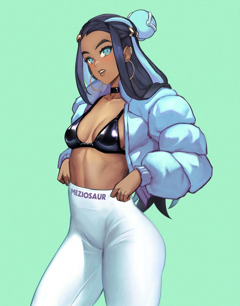 nessa (pokemon and 1 more) drawn by meziosaur