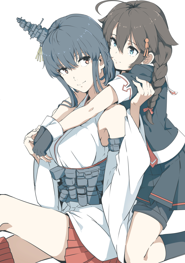 shigure, shigure kai ni, and yamashiro (kantai collection) drawn by ninimo_nimo