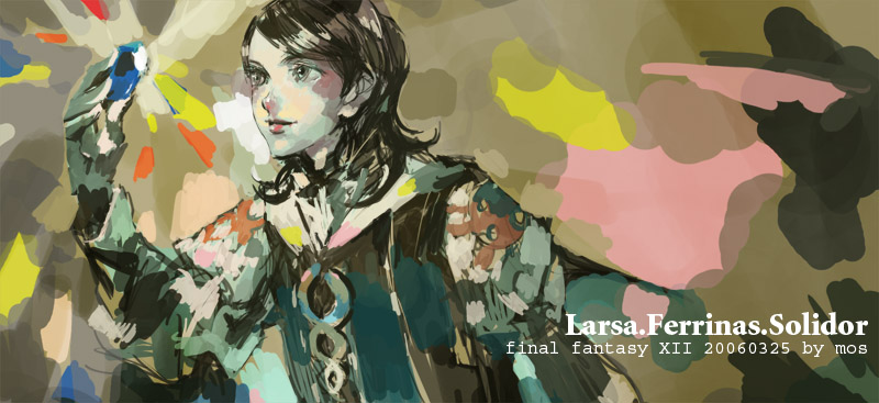 larsa ferrinas solidor (final fantasy and 1 more) drawn by mos