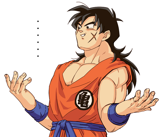 yamcha (dragon ball and 1 more) drawn by origami_(red)