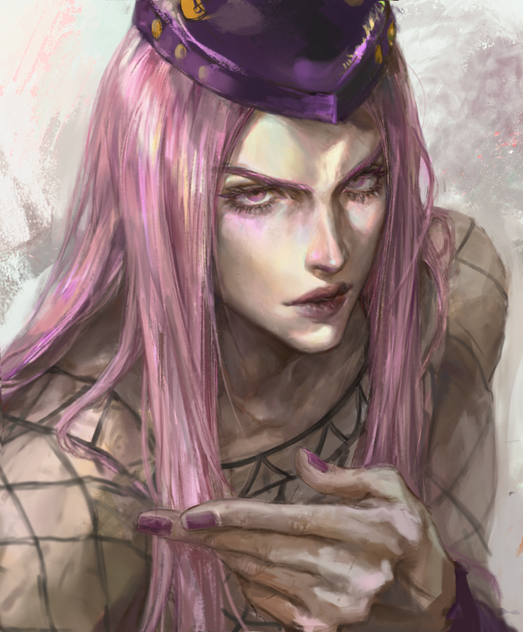 narciso anasui (jojo no kimyou na bouken and 1 more) drawn by rjwkd3