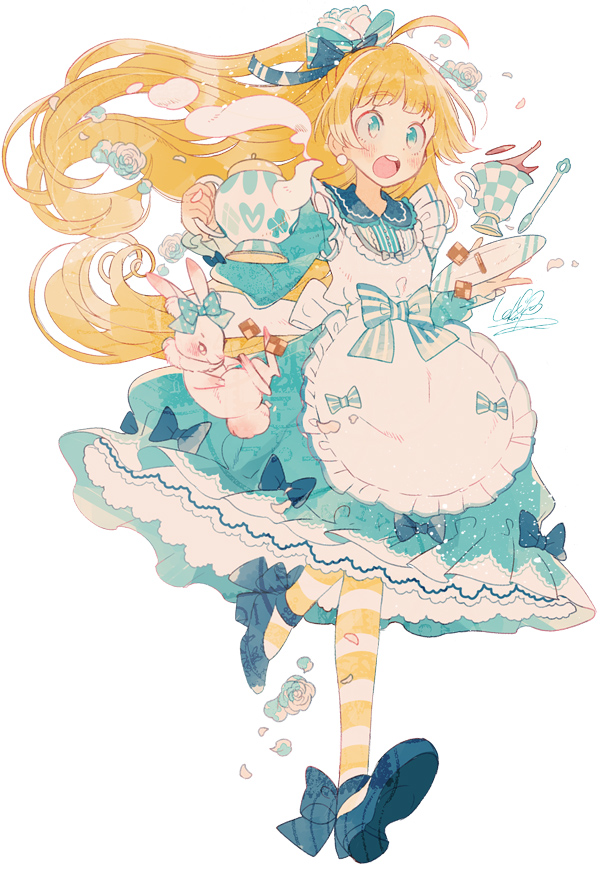 alice (alice's adventures in wonderland) drawn by uekura_eku