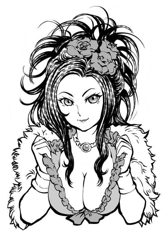 deborah (dragon quest and 1 more) drawn by ueyama_michirou