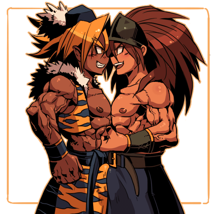 duran and kevin (seiken densetsu and 1 more) drawn by nikism