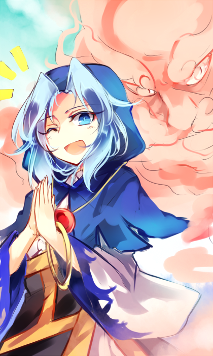 kumoi ichirin and unzan (touhou) drawn by kutsuki_kai