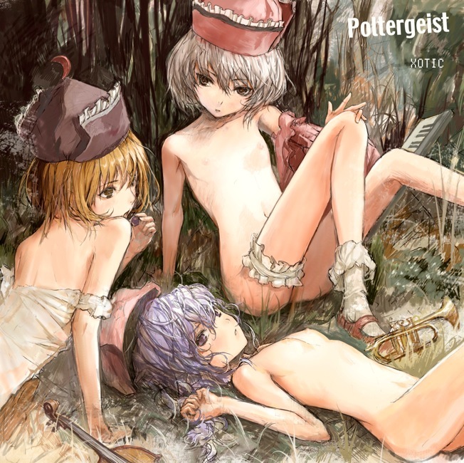 lunasa prismriver, merlin prismriver, and lyrica prismriver (touhou) drawn by fuyuno_haruaki