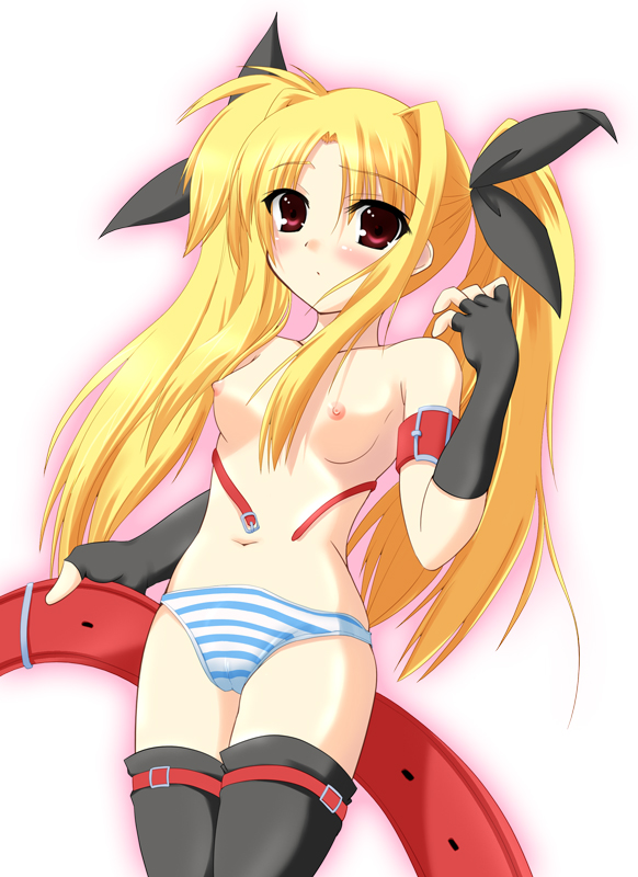 fate testarossa (lyrical nanoha and 2 more) drawn by johnny_(from_scratch)
