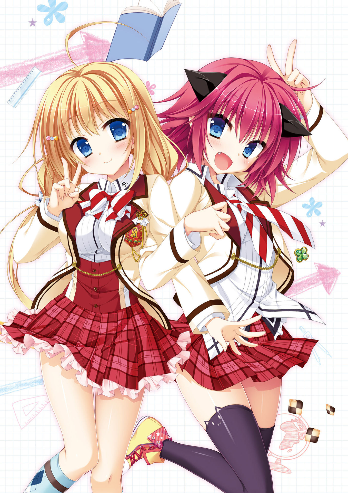 Kotobuki Hikari And Soramori Wakaba Hanasaki Work Spring Drawn By Matsumiya Kiseri Danbooru