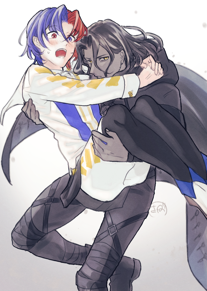 male alear and zelkov (fire emblem and 1 more) drawn by pinkunoakuma