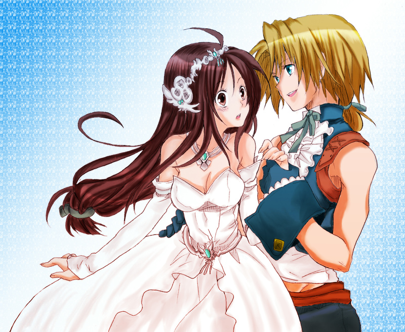 zidane tribal and garnet til alexandros xvii (final fantasy and 1 more) drawn by blastgale