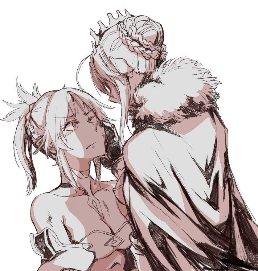 artoria pendragon and mordred (fate and 1 more) drawn by takatsuki_nato