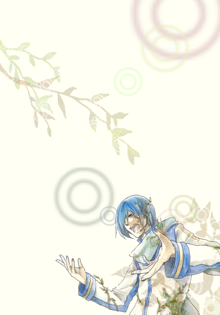 kaito (vocaloid and 1 more) drawn by crise