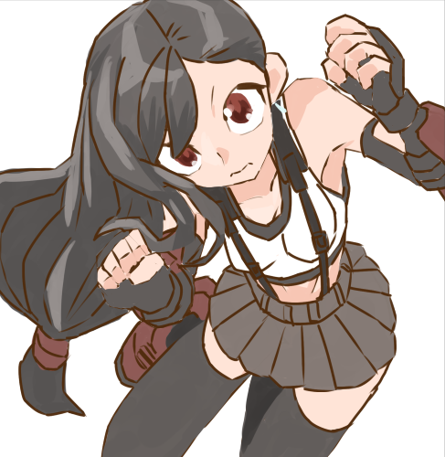 tifa lockhart (final fantasy and 2 more) drawn by sicky_(pit-bull)