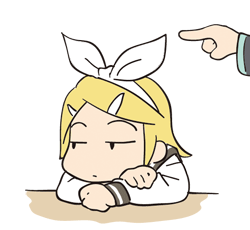 hatsune miku and kagamine rin (vocaloid) drawn by oota_tomoyoshi
