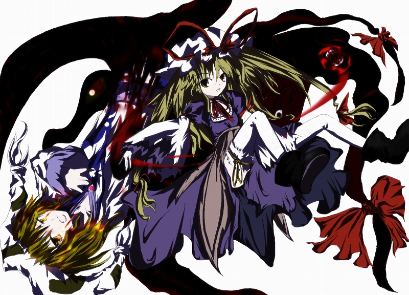 yakumo yukari and yakumo ran (touhou) drawn by loxodon