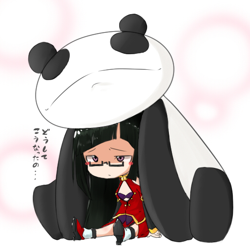 litchi faye ling and lao jiu (blazblue) drawn by futaba_no_taiko