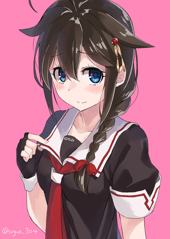 shigure and shigure kai ni (kantai collection) drawn by sugue_tettou