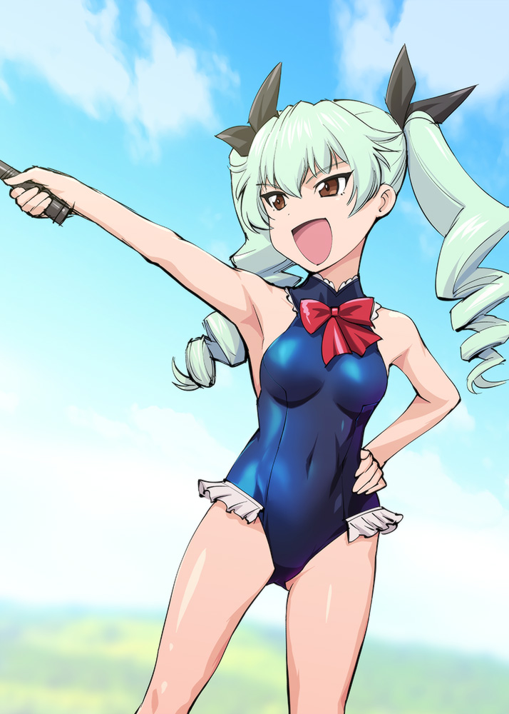 anchovy and marie rose (girls und panzer and 1 more) drawn by ueyama_michirou