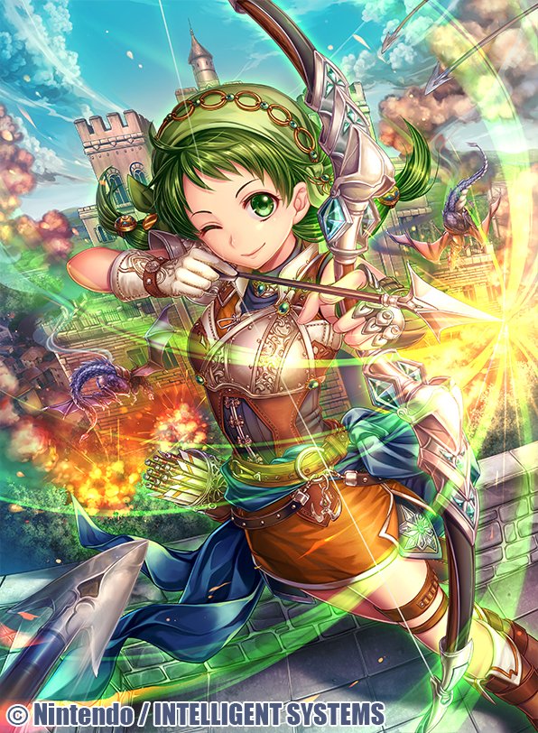 rebecca (fire emblem and 2 more) drawn by hasumi_fumi
