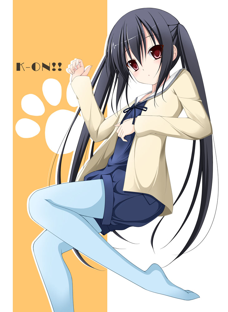 nakano azusa (k-on! and 1 more) drawn by tomosuke