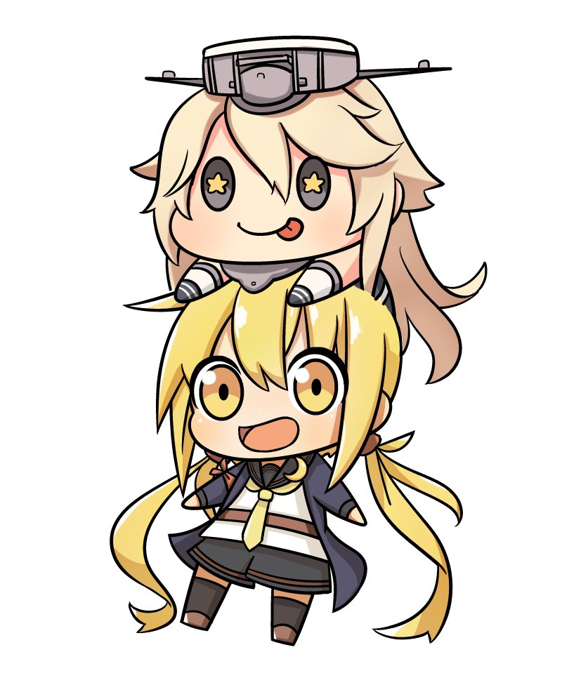 iowa, satsuki, and satsuki kai ni (kantai collection) drawn by kagami_kino