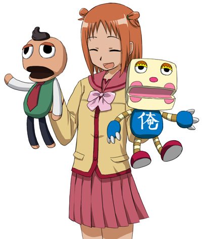 randou rino, pucchan, and masuda zigorow (gokujou seitokai and 1 more) drawn by nagian