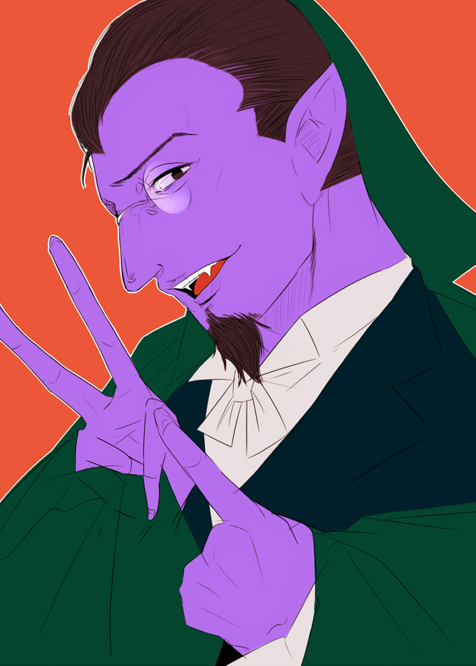 count von count (sesame street) drawn by anko_(mwnwm)