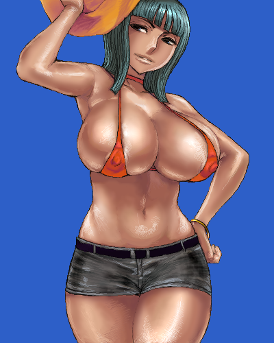 monkey d. luffy and nico robin (one piece) drawn by matoyama