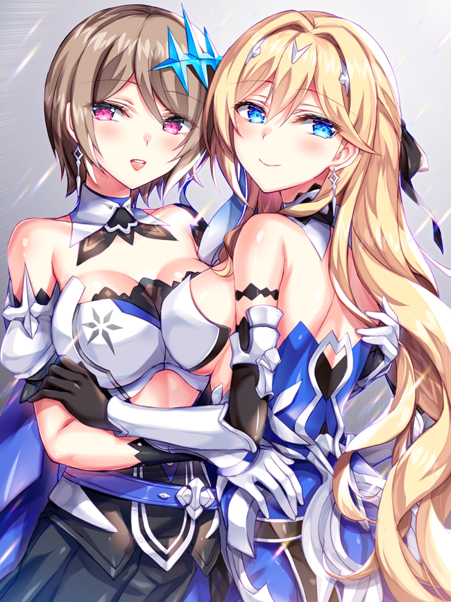 rita rossweisse and durandal (honkai and 1 more) drawn by fukase_ayaka