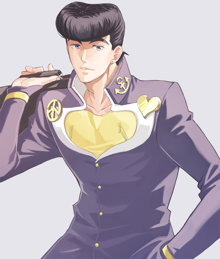 higashikata josuke (jojo no kimyou na bouken and 1 more) drawn by haruko_(chikadoh)