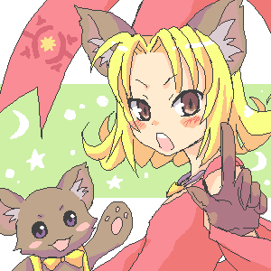 nyanko and myao (marl kingdom and 1 more) drawn by tsuyuka_(sunny_spot)
