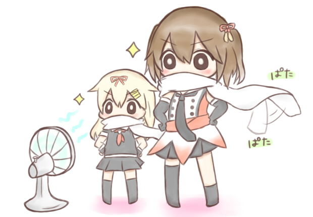 yuudachi, yuudachi kai ni, sendai, and sendai kai ni (kantai collection) drawn by jako_(jakoo21)