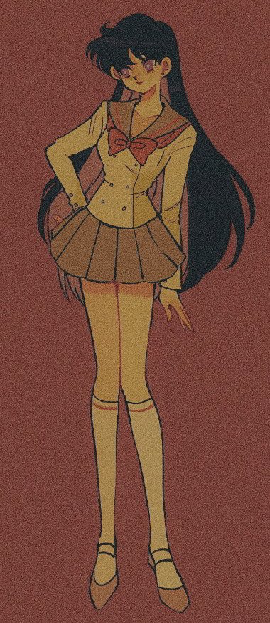 hino rei (bishoujo senshi sailor moon) drawn by pikurusu
