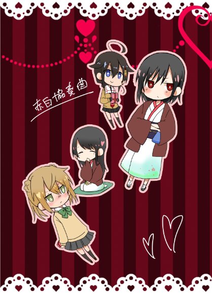 shigure, yamashiro, fusou, and michishio (kantai collection) drawn by satoshi_(peso727)