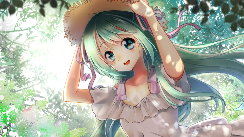 hatsune miku (vocaloid) drawn by maronie.