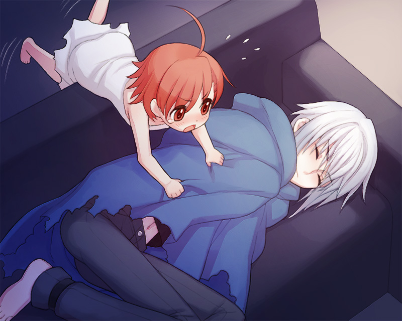 accelerator and last order (toaru majutsu no index) drawn by folks_(nabokof)