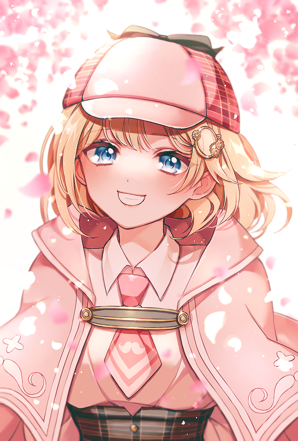 watson amelia (hololive and 1 more) drawn by mamaloni