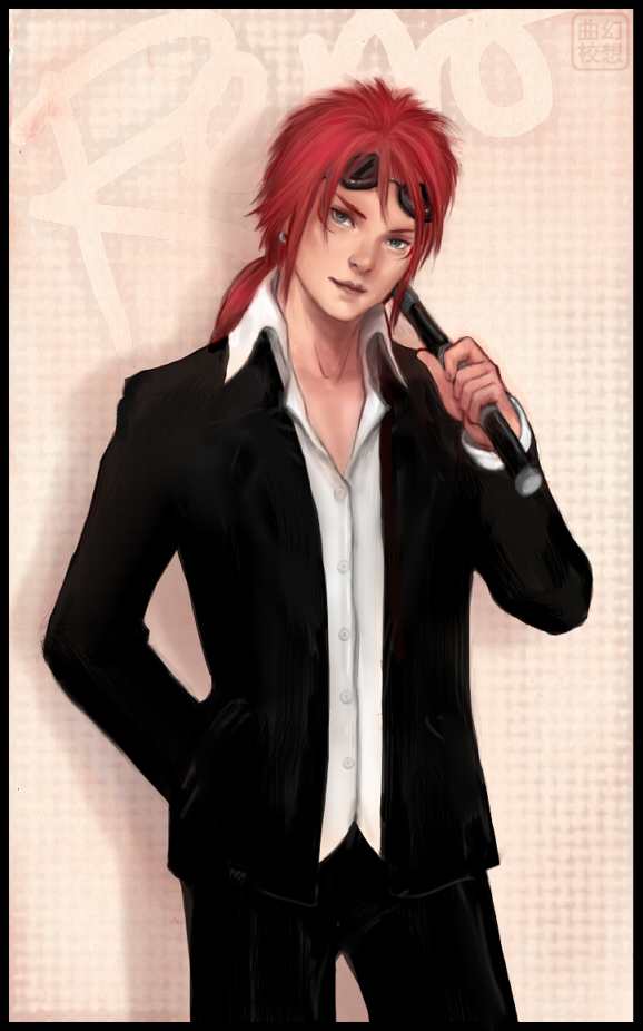 reno (final fantasy and 1 more) drawn by jasmin_darnell