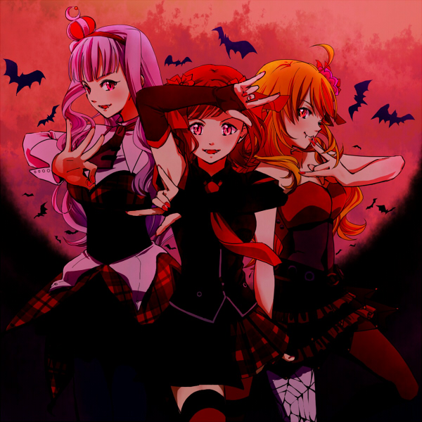 hoshii miki, amami haruka, shijou takane, and dark haruka (idolmaster) drawn by ndo2