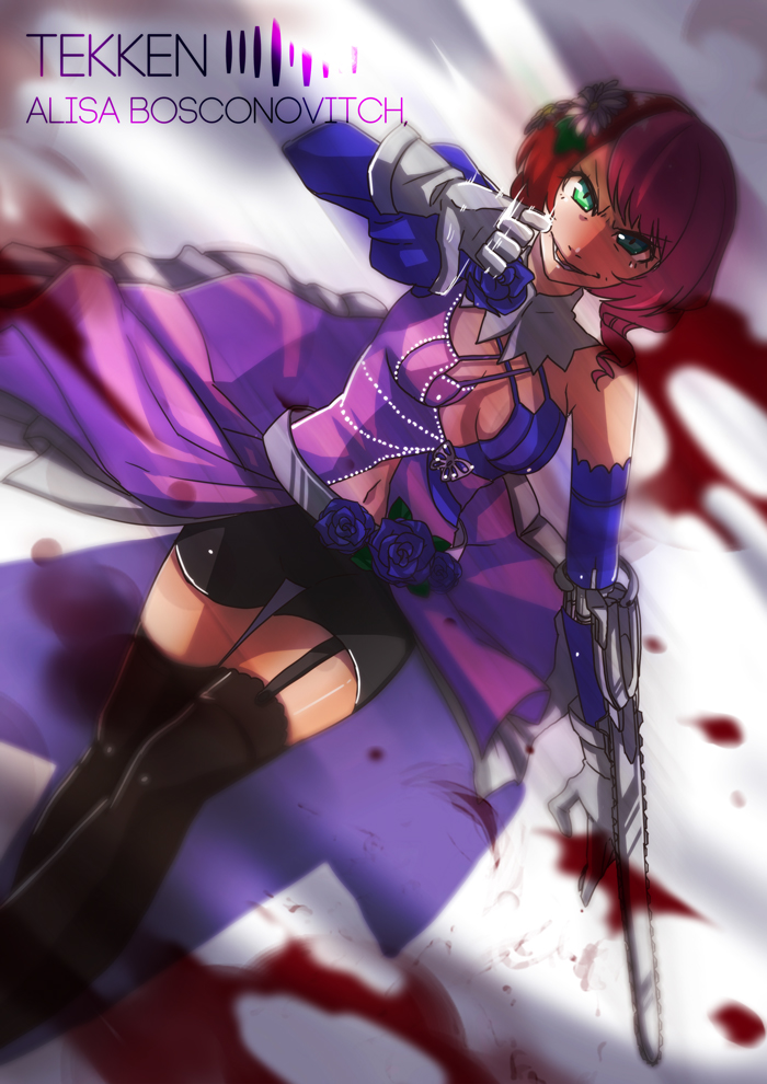 alisa boskonovich (tekken and 1 more) drawn by 96neko_mtm