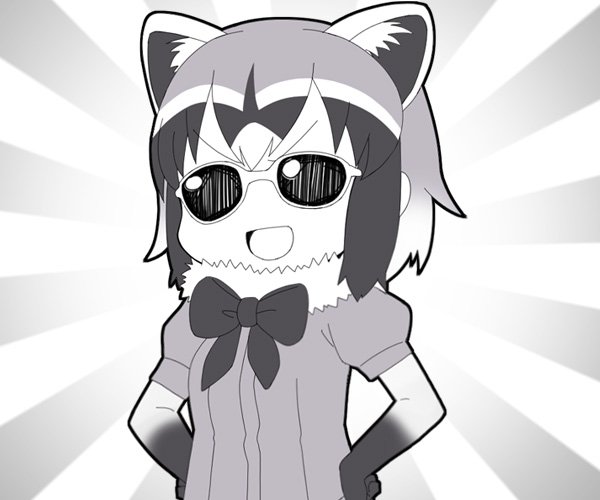 common raccoon (kemono friends and 1 more) drawn by nyifu
