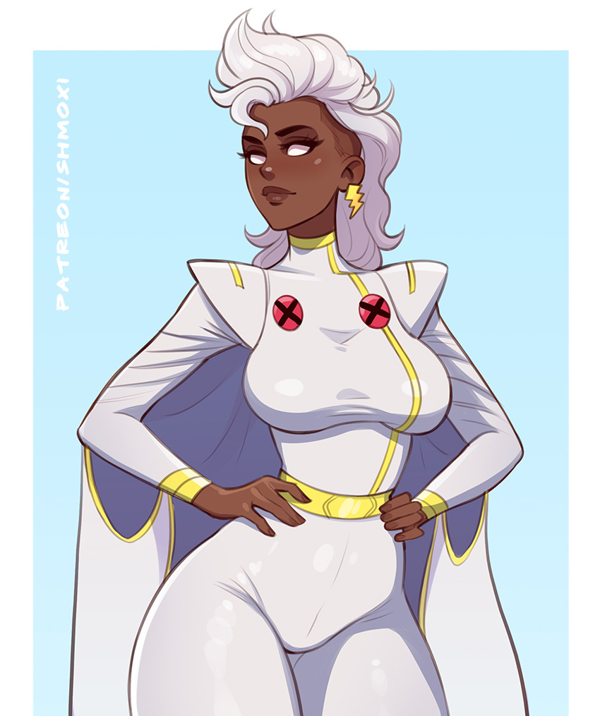 storm (marvel and 2 more) drawn by toksie