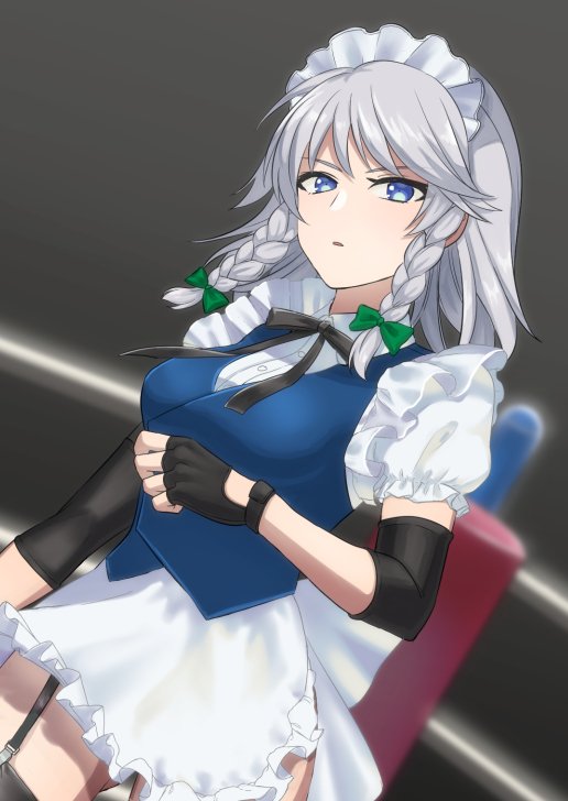 izayoi sakuya (touhou and 1 more) drawn by akira_(salmo-tora-ke)
