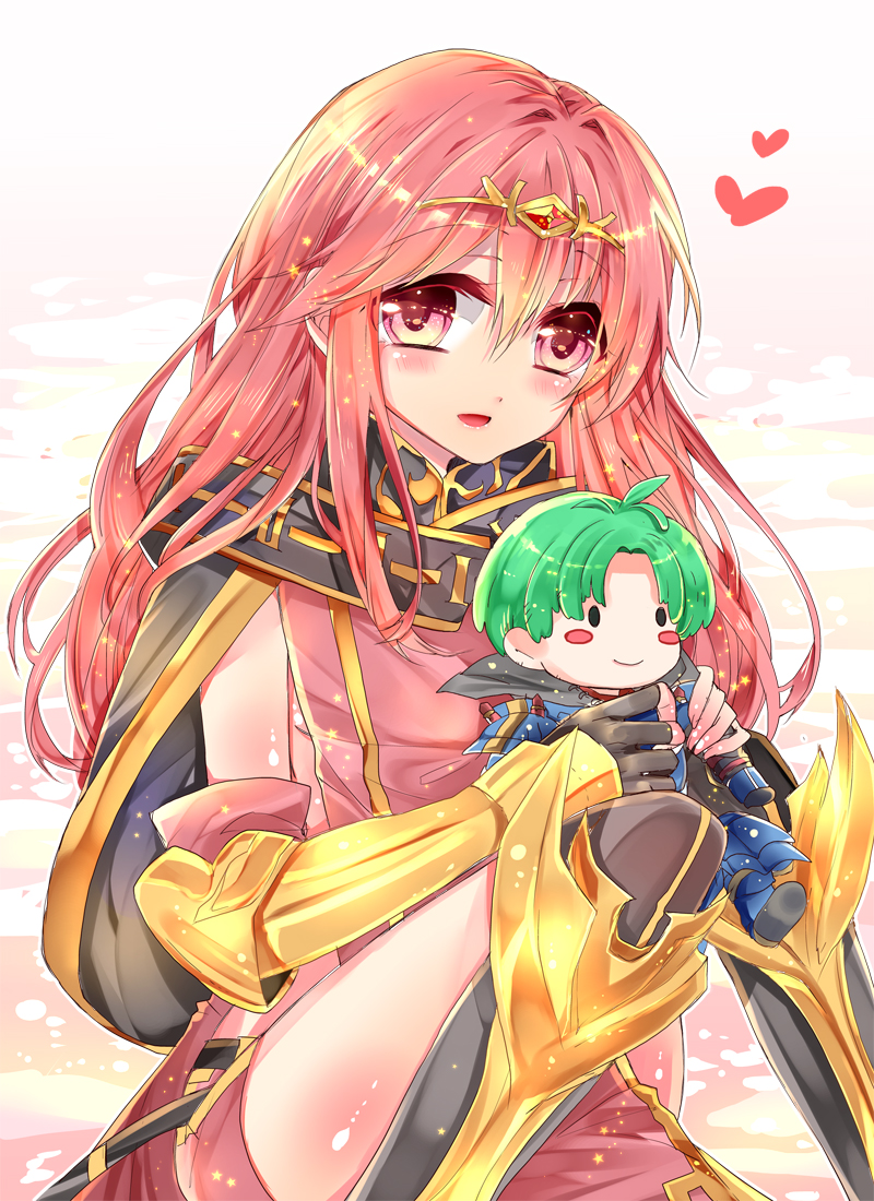 celica and alm (fire emblem and 1 more) drawn by rimao