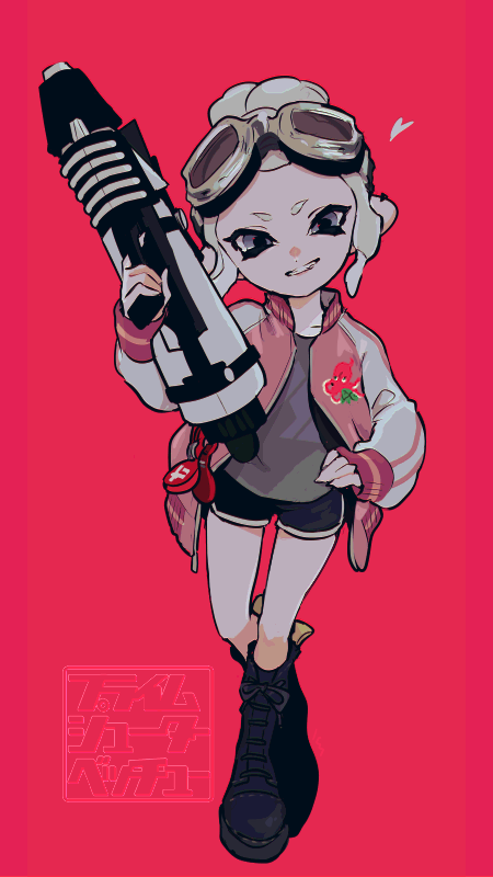 octoling player character and octoling girl (splatoon) drawn by imaikuy0