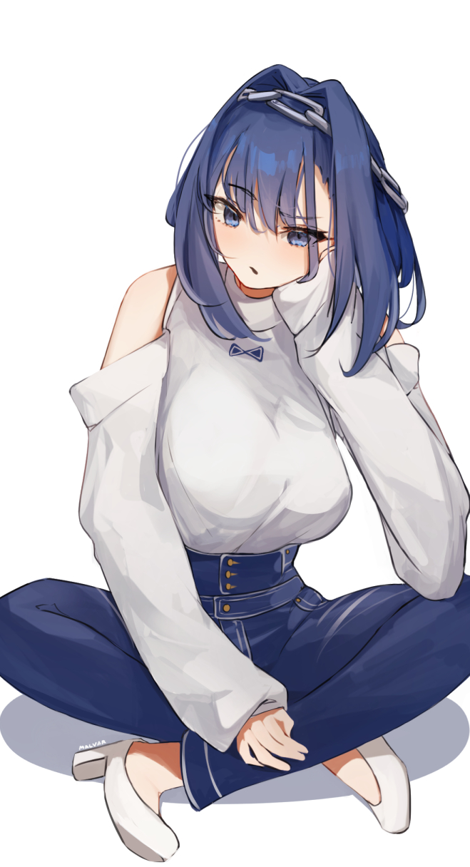 ouro kronii (hololive and 1 more) drawn by malvar