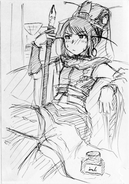 ogiue chika and oui (genshiken and 1 more) drawn by fuyuyama_anri