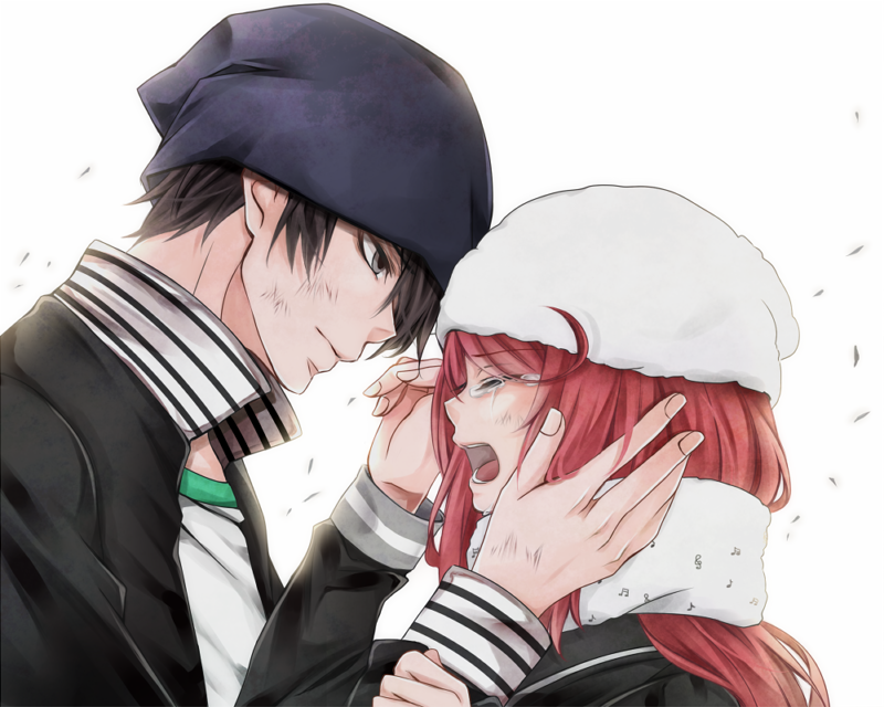 ban airi and torii jungo (devil survivor and 1 more) drawn by ankake_(amayuno)