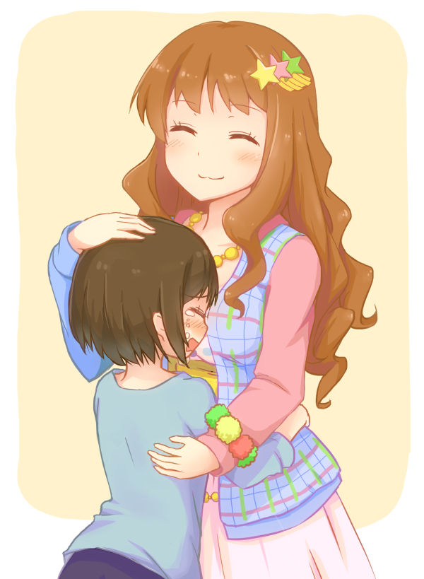 maekawa miku and moroboshi kirari (idolmaster and 1 more) drawn by aki_inu